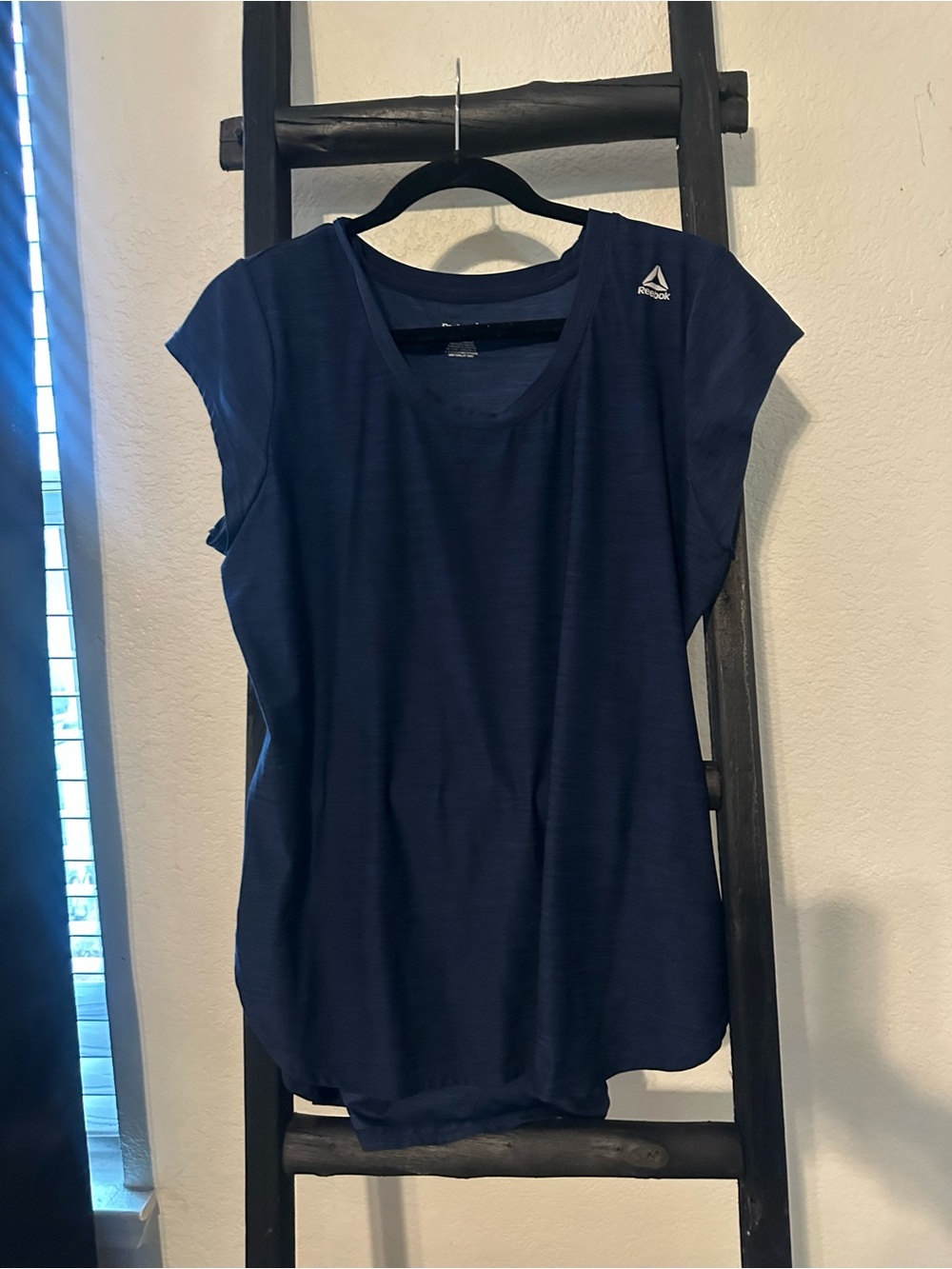 Reebok Navy Short Sleeve Performance Tee